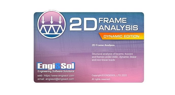 Download ENGISSOL 2D Frame Analysis – Hướng dẫn cài đặt chi tiết