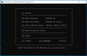 Microsoft Activation Scripts