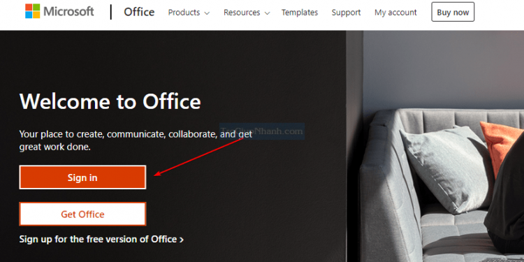 Cách sử dụng MS Office miễn phí trên trình duyệt Web