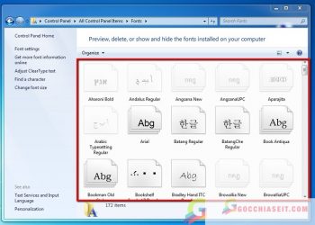 Cách chỉnh phông chữ trên máy tính nhanh nhất chỉ trong 1 cú Click chuột
