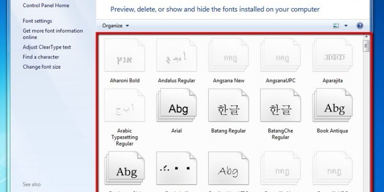 Cách chỉnh phông chữ trên máy tính nhanh nhất chỉ trong 1 cú Click chuột