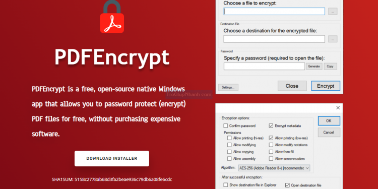 Hướng dẫn đặt mật khẩu cho file PDF để bảo vệ tài liệu đơn giản an toàn 1 Hướng dẫn đặt mật khẩu cho file PDF để bảo vệ tài liệu đơn giản an toàn