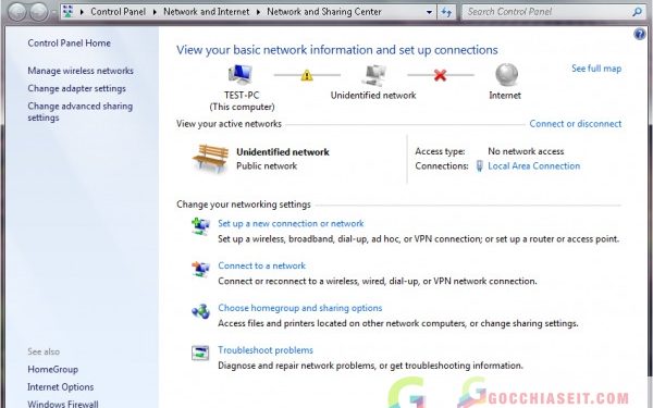 Hướng dẫn 2 cách khắc phục lỗi unidentified network win 7 mạng dây 1 Hướng dẫn 2 cách khắc phục lỗi unidentified network win 7 mạng dây