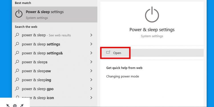 Cách bật hoặc tắt chế độ slepp trên hệ điều hành Windows 10