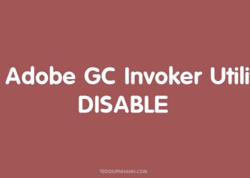 Adobe GC Invoker Utility là gì? Làm thế nào để tắt nó ?