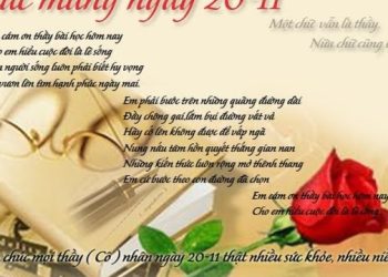 NHỮNG BÀI THƠ HAY VỀ THẦY CÔ, BẠN BÈ VÀ MÁI TRƯỜNG ĐỂ DÀNH GHI CHÚC MỪNG NGÀY 20/11
