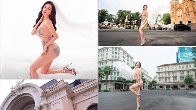 SĨ THANH TRẢ LỜI SỐC "EM ĐẸP THÌ EM KHOE" VỀ BỘ ẢNH CƯỚI "SỐC" KHÔNG KÉM 1 SĨ THANH TRẢ LỜI SỐC “EM ĐẸP THÌ EM KHOE” VỀ BỘ ẢNH CƯỚI “SỐC” KHÔNG KÉM